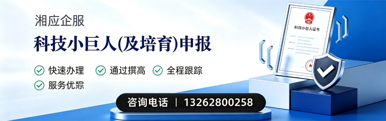 遵义科技小巨人及培育企业申报服务